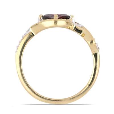 BUY 925 SILVER REAL RHODOLITE GEMSTONE CLASSIC RING